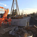 Precast Concrete Beams for LLandevenny Bridge Monmouthshire, Wales | Shay Murtagh Precast